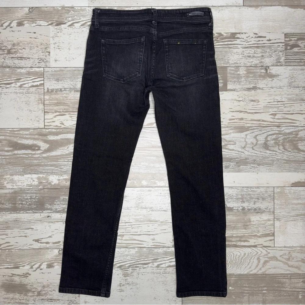Pilcro & The Letterpress Slim Straight Jeans Black Gray Wash Women’s Size 25 - Picture 9 of 12